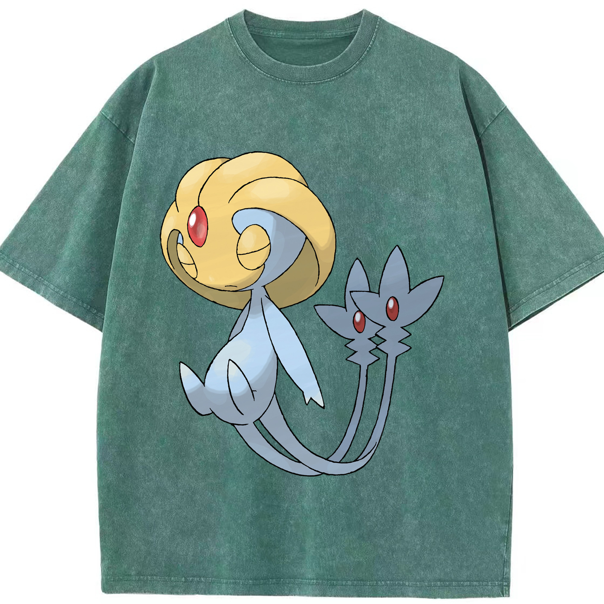 （画像用） ポケットモンスター Pokémon 綿100% ヴィンテージ風 半袖Tシャツ（フロントプリント）